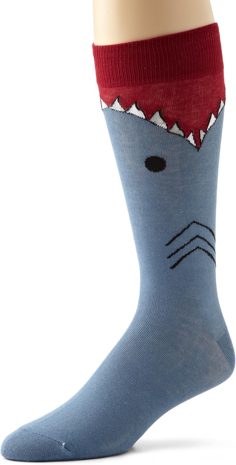 K. Bell Men's Shark Socks