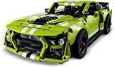 LEGO Technic Ford Mustang Shelby GT500 42138 AR+ Pull Back Drag Race Car view 4