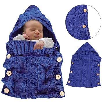 Wolle Knit Schlafsack Baby Unisex Vierjahreszeiten Kinderschlafsack Babyschlafsack Baumwolle Wattierter Dickes Fleece Weich W