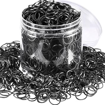 Amazon Com Hicarer 2000 Pack Mini Rubber Bands Elastic Hair
