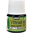 Pebeo Vitrail, Stained Glass Effect Paint, 45 ml Bottle - Apple Green, 1.52 Fl Oz (Pack of 1)