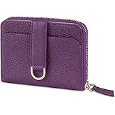 Vaultskin Small Wallet for Women, Leather Card Holder with RFID Blocking with Zipper Coin Pocket, Cash Pocket - Minimalist Wallet Women Slim Design for Everyday Use (Belgravia)