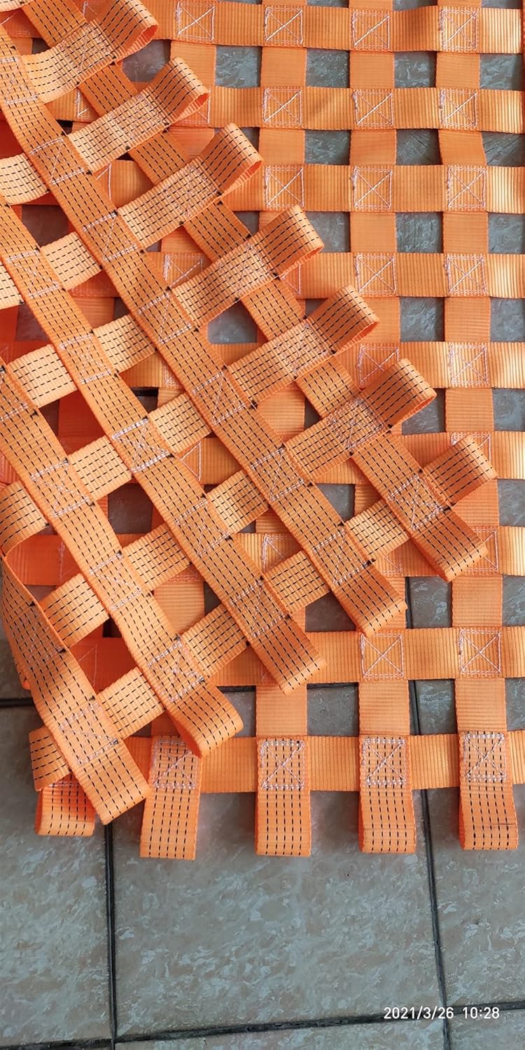 XHP Playground Crawl Tunnel Netting for Kids,47" L x 30" W,Indooor Outdoor Bridge Net Play Tunnel for Toddler,Climbing Frame Net Accessories for Backyard Treehouse(Just Tunnel Netting): Home & Kitchen
