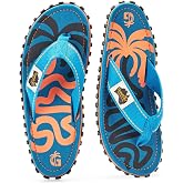 Gumbies Islander Flip-Flops | Unisex Classic Canvas Flip-Flops with Recycled Rubber Outsole &amp; Cotton Footbed | Contoured, Lightweight &amp; Everyday Comfortable