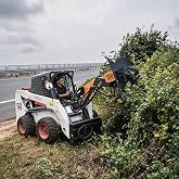 Wolfequip Articulating Brush Cutter 42" Cutting Width Tree Pruner for Skid Steer Loaders