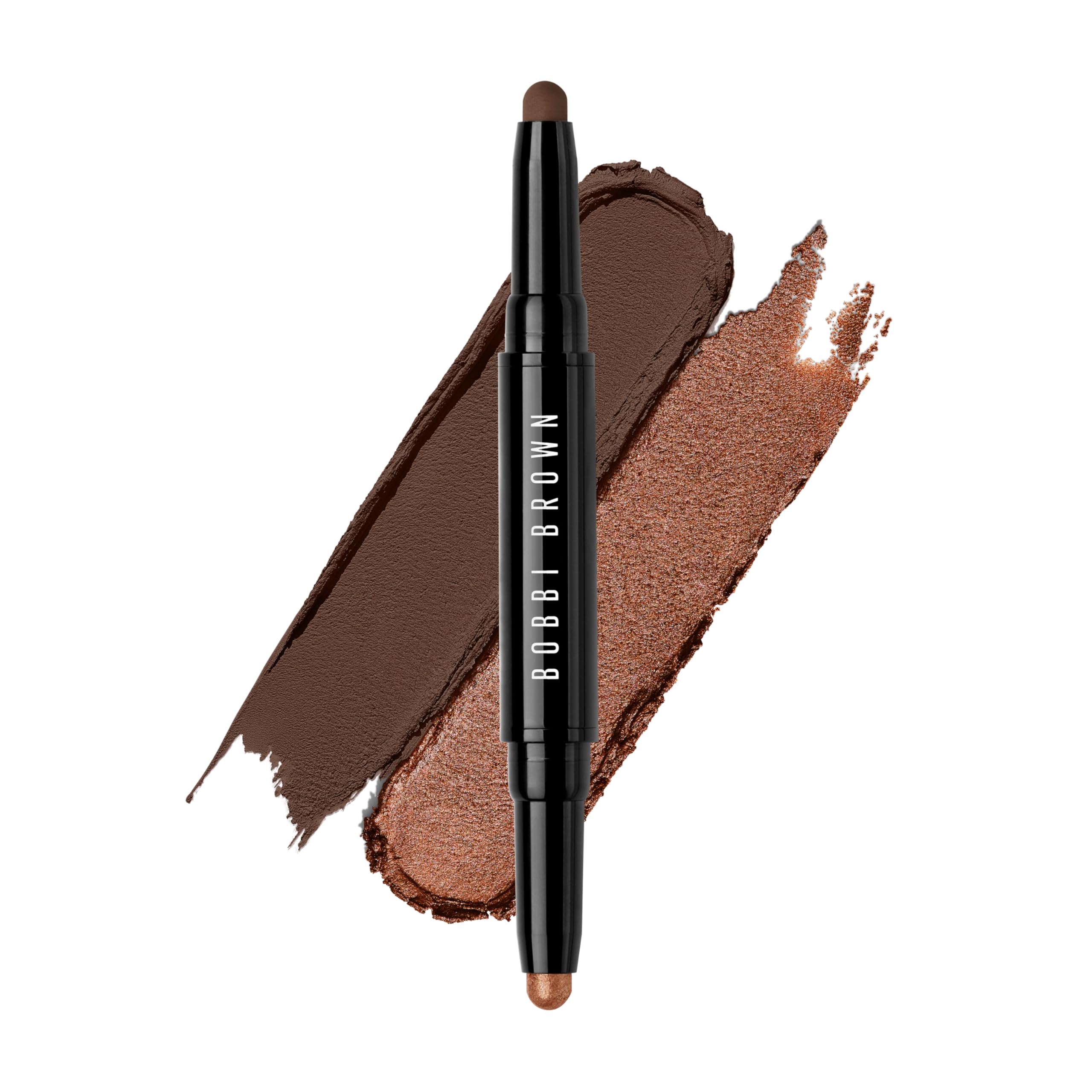 Photo 1 of Bobbi Brown Dual-Ended Long-Wear Cream Shadow Stick | Swipe & Go Cream Eyeshadow Stick | 24-Hour Wear for Effortless Eyes, 0.06 Ounce, Milk Chocolate/Midnight Brown?
