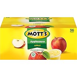 Mott's Applesauce, 4 Oz Cups, 36 Count, No