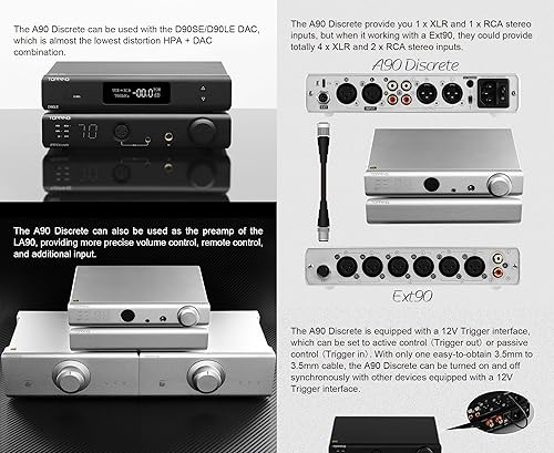 Topping A90 Discrete NFCA Headphone Amplifier Pre-Amplifier