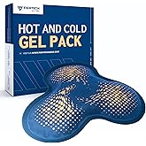Reusable Hot and Cold Gel Ice Pack for Shoulder, Rotator Cuff, Knee, Back, Head, Eyes, Elbow, Hip - Leak Proof Post Surgery Heat & Cold Therapy Compress by FIGHTECH (Hinge Joint, Single)