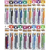 Pilot Gel Ink Pen Refills for FriXion Ball Slim 038 Gel Ink Pen, Extra Fine Point, 0.38mm, 20 Color Refill Set. Multicolored