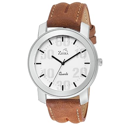 Analogue White Dial Mens & Boys Watch (Zr7050)