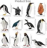 toymany 12Pcs Penguin Figurines Realistic PVC Party Set Christmas Gift view 5