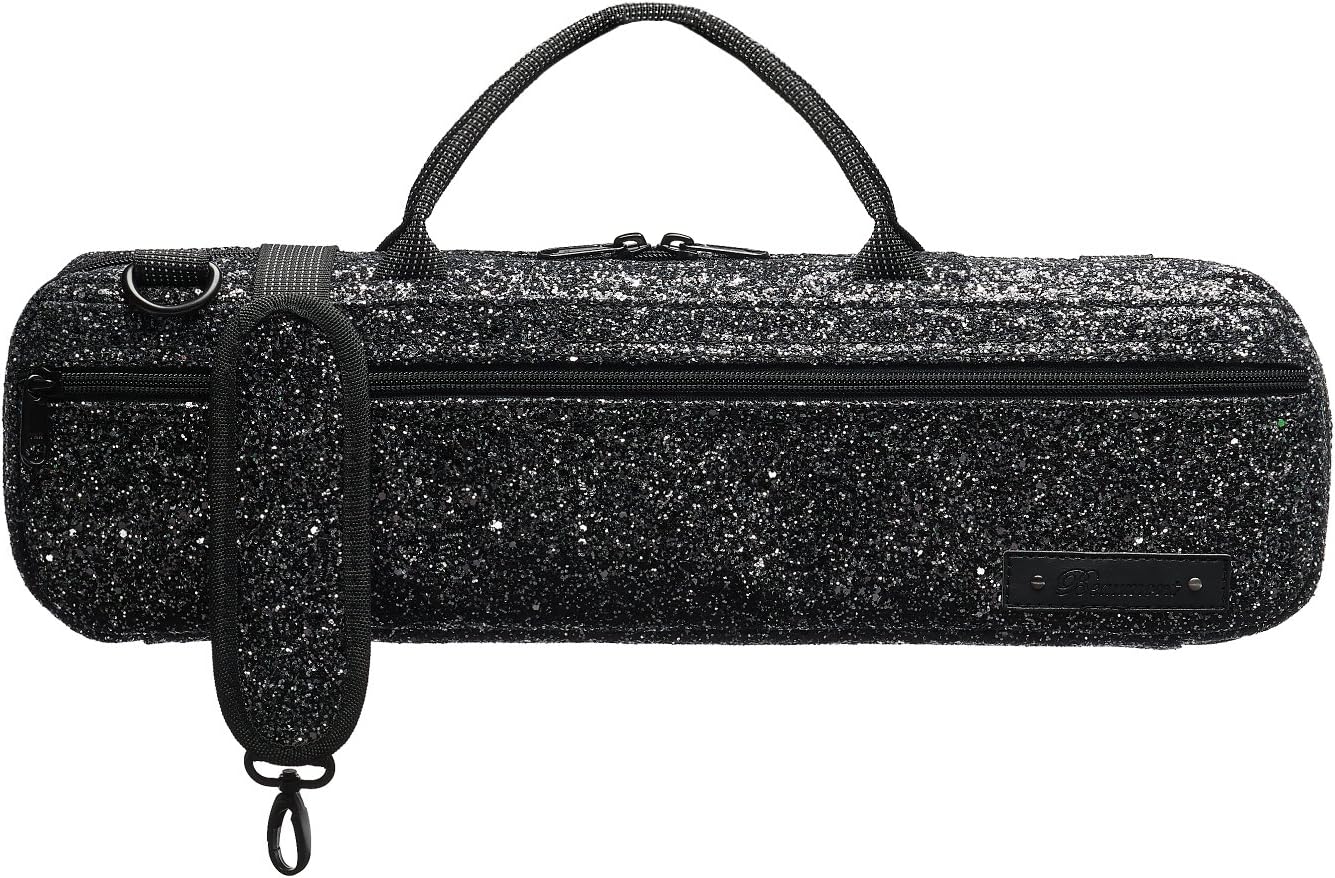 black sparkly bag