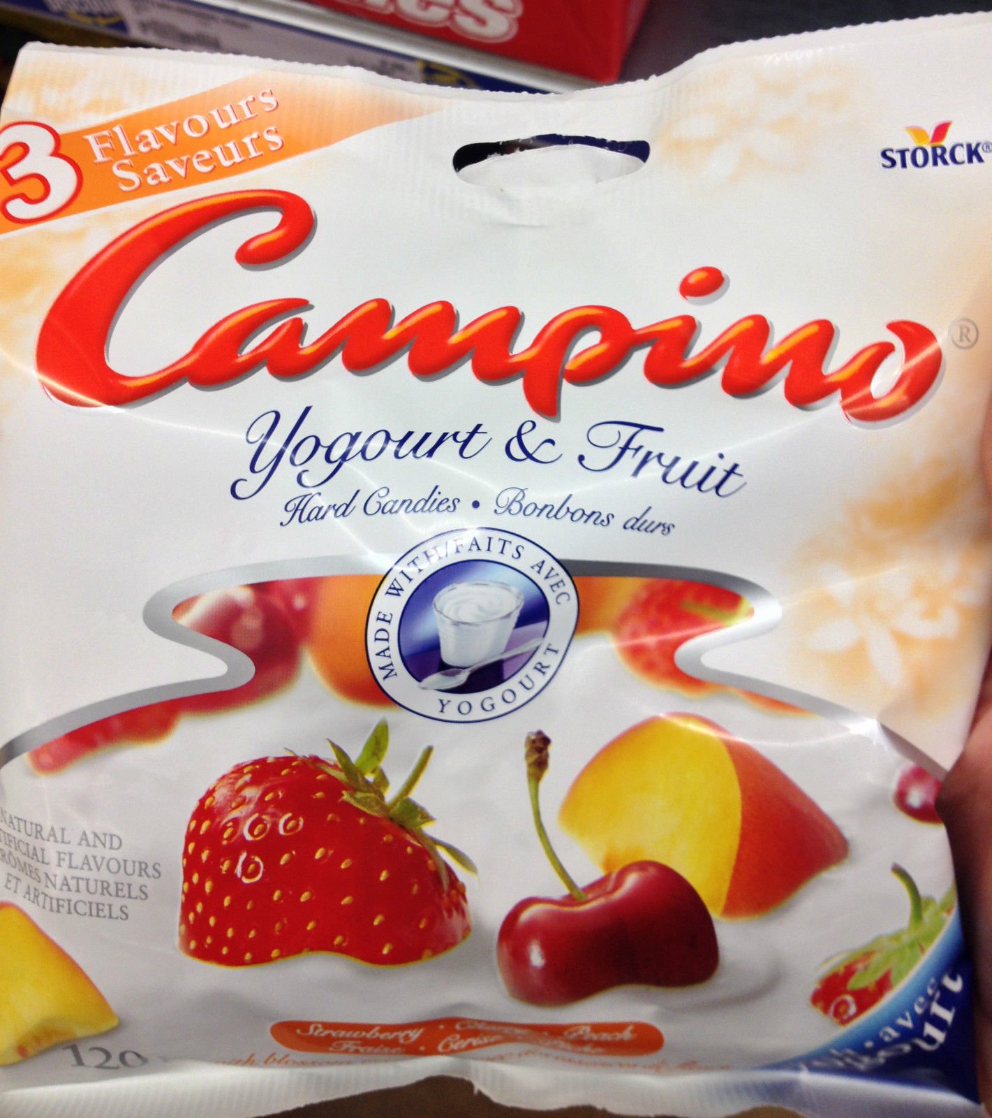 Campino Yogurt & Fruit Hard Candies Strawberry (120g/4.2oz) Grocery & Gourmet