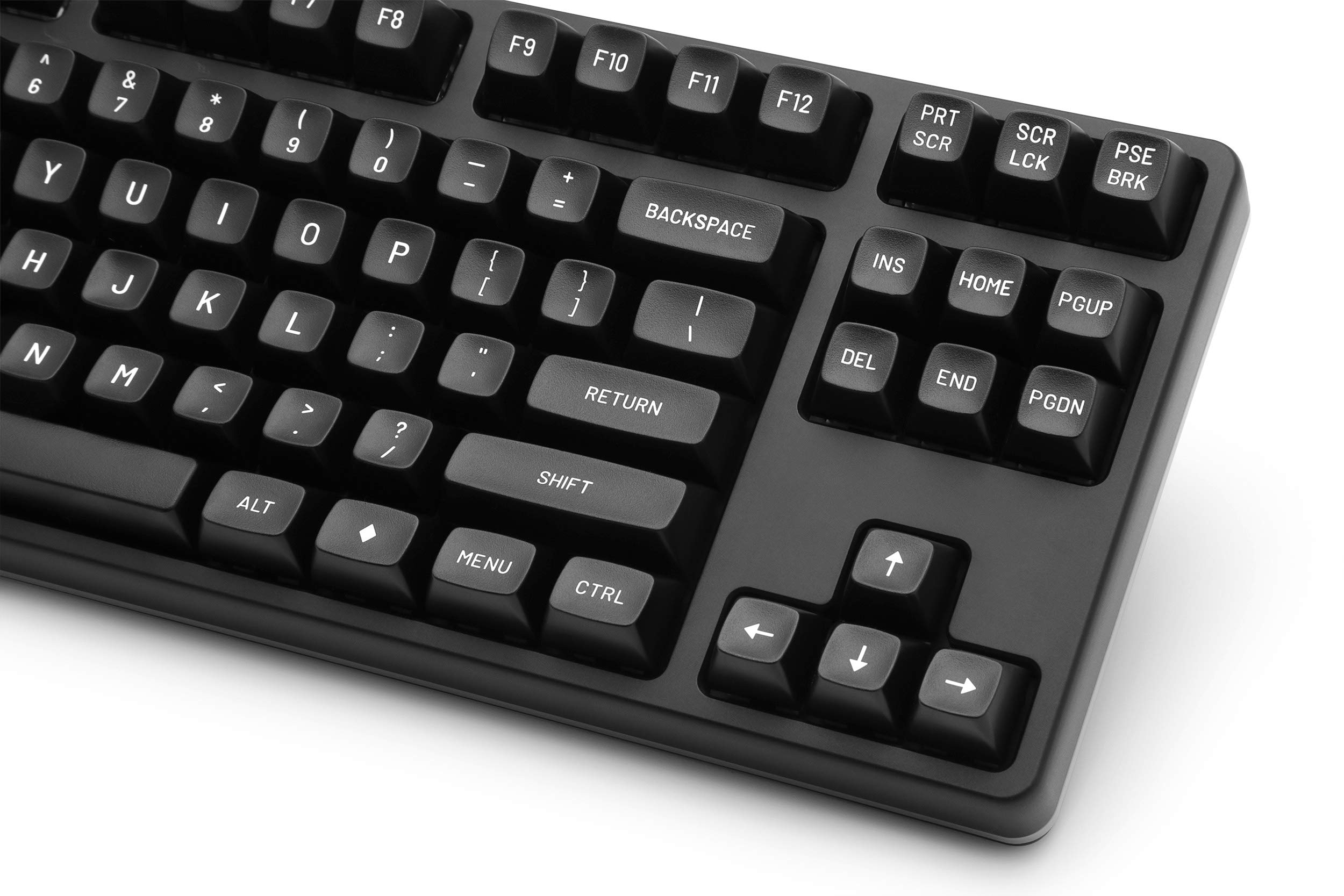 DROP MT3 White-on-Black Keycap Set, ABS Hi-Profile Keycaps, Doubleshot Legends, MX Style Covers Fullsize, Tenkeyless, Winkeyless, 60%, 65%, and 75% (Base Kit)