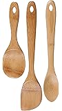 Joyce Chen 33-2018, Burnished Bamboo Stir Fry Set, 3-Piece
