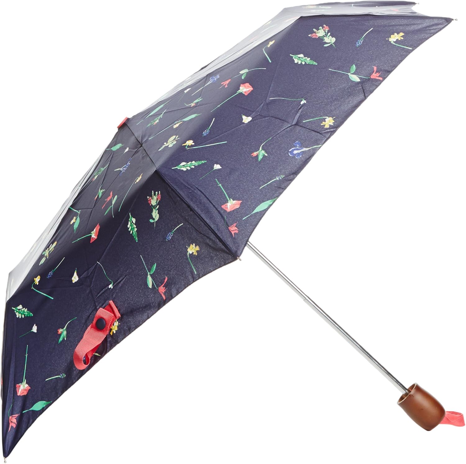 Joules Women's BROLLY Umbrella, Blue (French Navy Garden), One Size