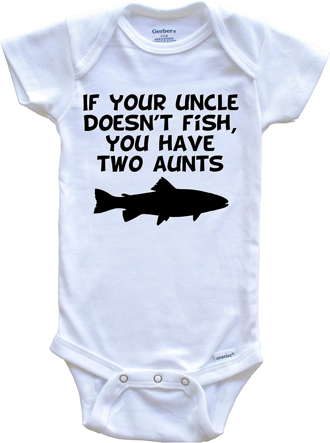 fish baby onesie