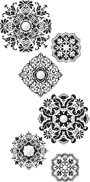 Baroque Wall Art Kit Wall Decor Stickers Amazon Com