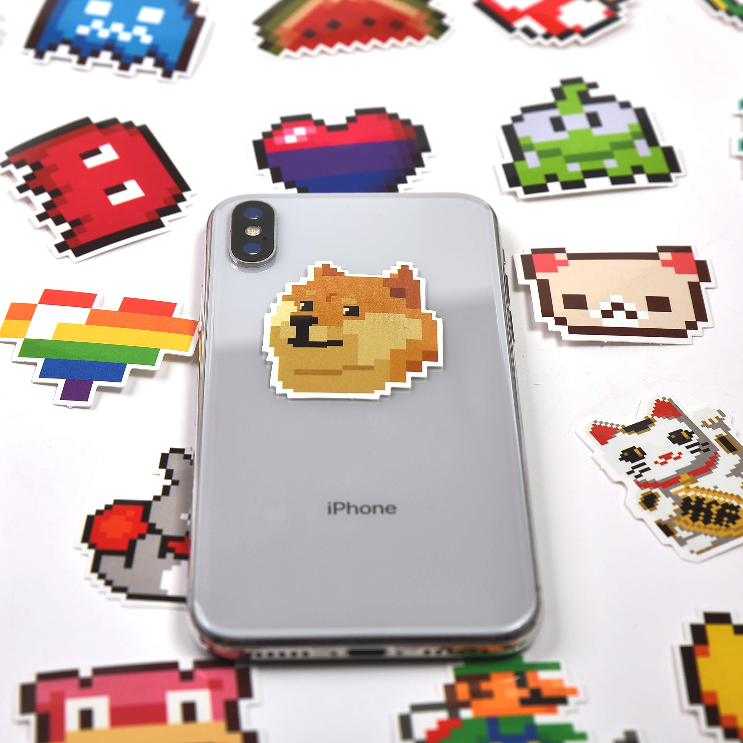 Mizzuco Vinyl Stickers Waterproof Stickers 25 Pieces for Teens Girls Laptop Bumper Helmet Ipad Car Luggage Water Bottle (XS12)