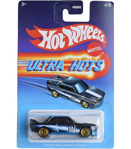 Amazon.com: Hot Wheels Zamac '73 BMW 3.0 CSL Race Car : Toys & Games
