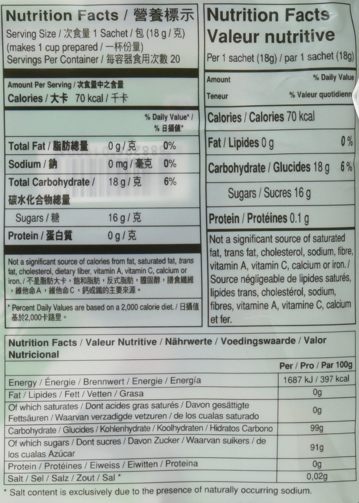 Ginger Drink Gold Kili 120 Sachets Packed in 6 Bags 798527456539 eBay