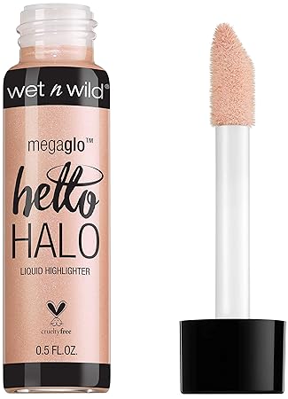 Wet n Wild Megaglo Hello Halo Liquid Highlighters, Halo, Goodbye, 15ml