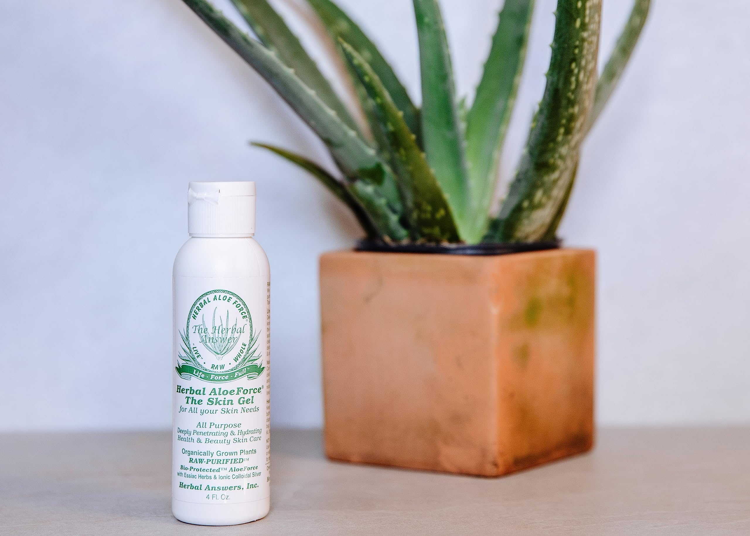 HERBAL ALOEFORCE THE SKIN GEL 4OZ. BOTTLE