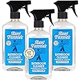 Aunt Fannie's All Purpose Bathroom Cleaner Vinegar Spray for Shower, Tub, Toilet, Tile, Sink and Fixtures, 16.9 Ounces (Pack of 3), Packaging May Vary