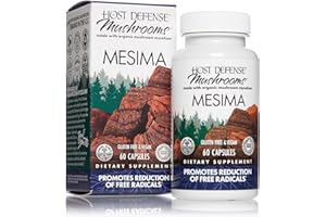 Host Defense Mesima Capsules - Herbal Antioxidant Activity & Immune System Support Supplement - Mushroom Capsules Supplement to Support Balanced Immune Response - 60 Capsules (30 Servings)*