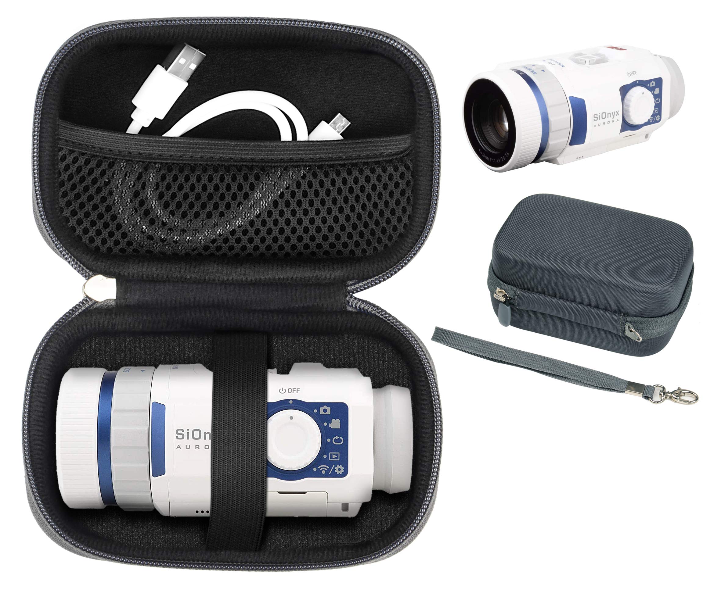 CaseSack Case for SiOnyx Aurora Night Vision Camera, Also for Prynt Pocket Instant Photo Printer, Kids Camera, Underwater Camera, Underwater Camcorder