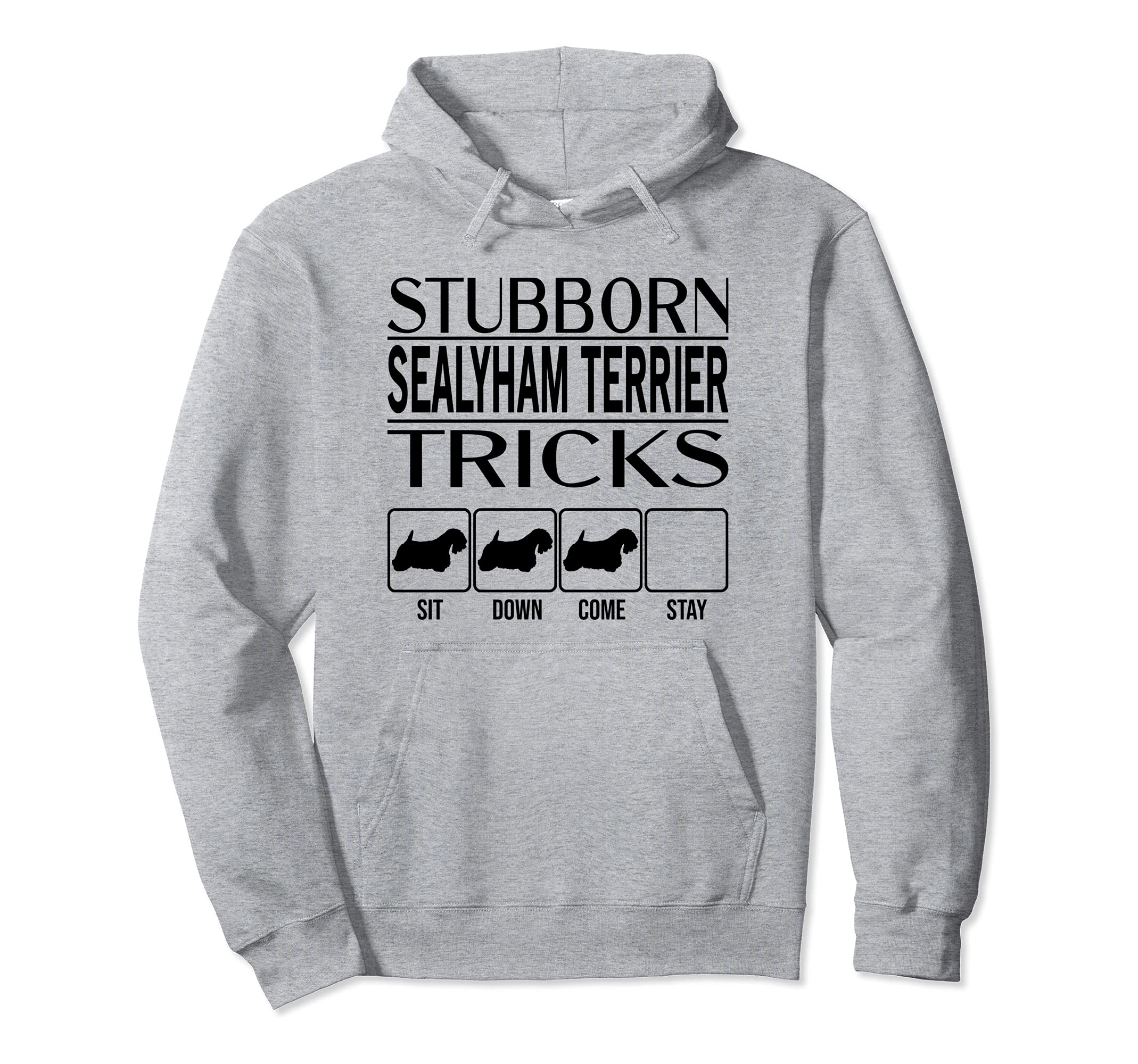 Stubborn Dog Tricks, funny dog gift, Funny Sealyham Terrier Pullover Hoodie — image 1