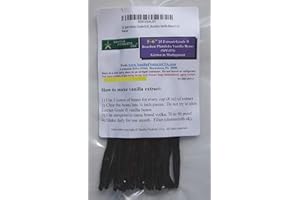 25 Split Extract Grade B Madagascar Bourbon Vanilla Beans 5~6" Vanilla Pods by Vanilla Products USA