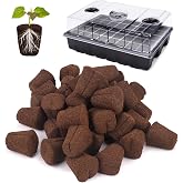 LAPOND 40 Pcs Grow Sponges with Tray, Plant Starter Plugs for Cuttings, Great for Soil, Tray or Planting Pods Plant Rooter, Promotes Herbs, Vegetables and Flowers Growth
