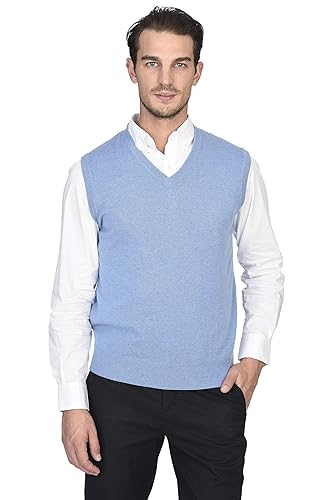 State Cashmere Sleeveless Sweater Vest V-Neck Pullover for Men