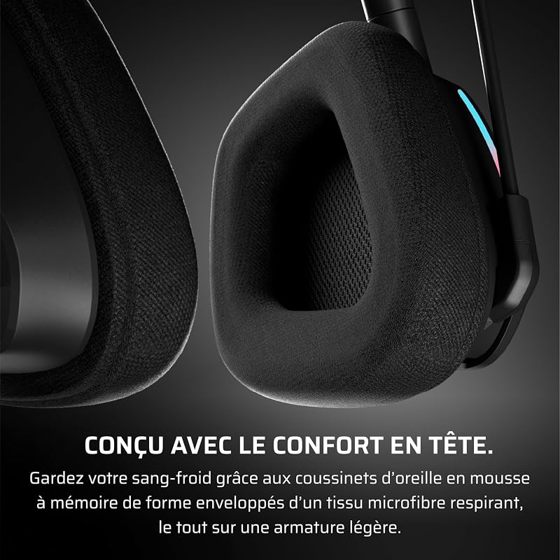 Void v2 Casque de Jeu sans Fil avec Bluetooth – Carbone