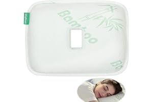 ibigbean Portable Ear Pillow - Ear Piercing Pillow with Hole for Ear-Piercing Protection - Memory Foam Ear Hole Pillow for Ear Pain Relief for Side Sleepers