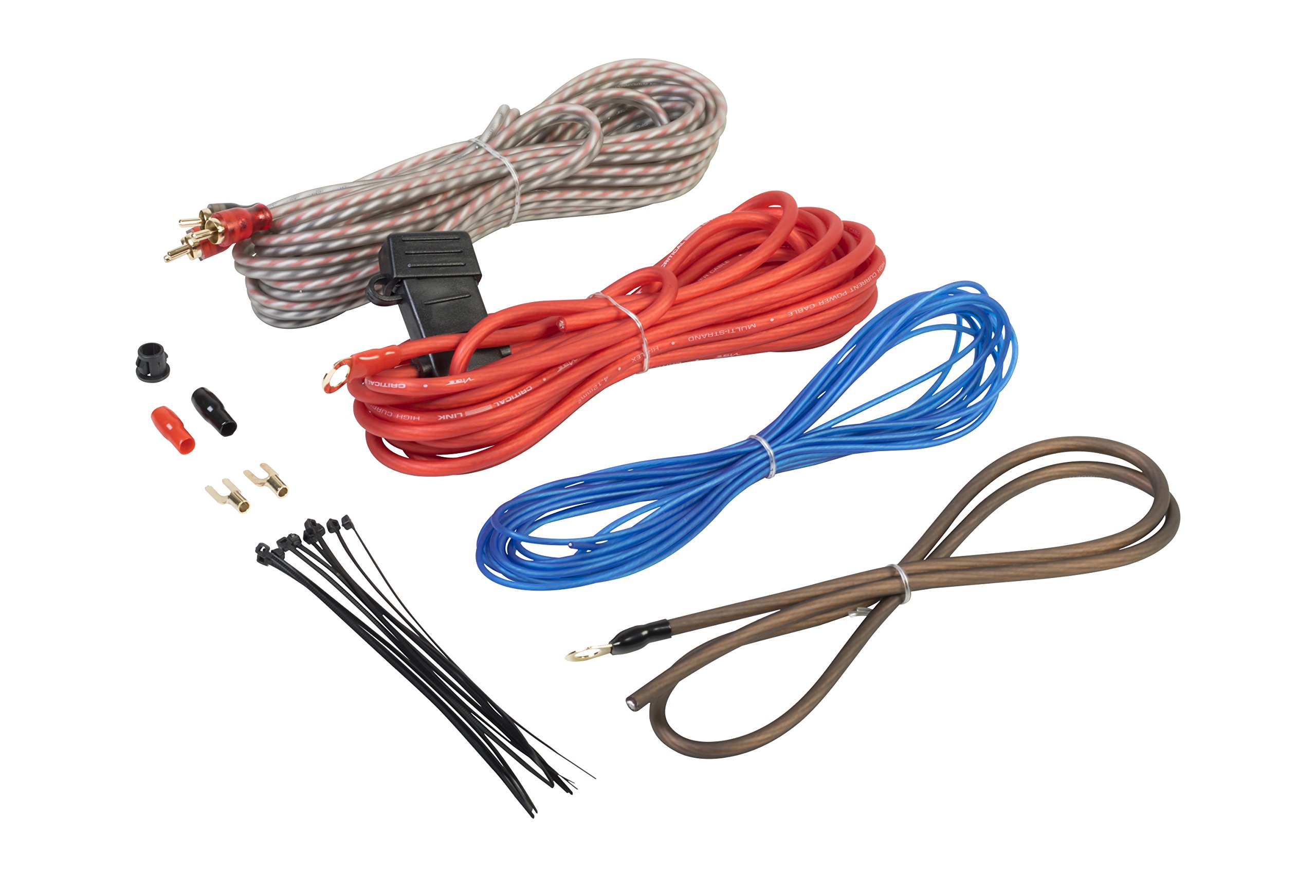 VIBE Critical Link 10awg Basic Series wiring Kit, Black