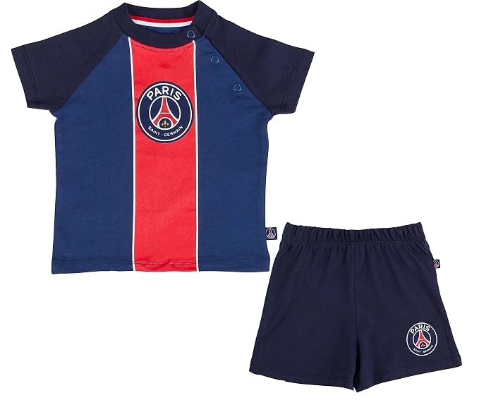 Ensemble Bébé PSG T-Shirt + Short - Collection Officielle Paris Saint-Germain