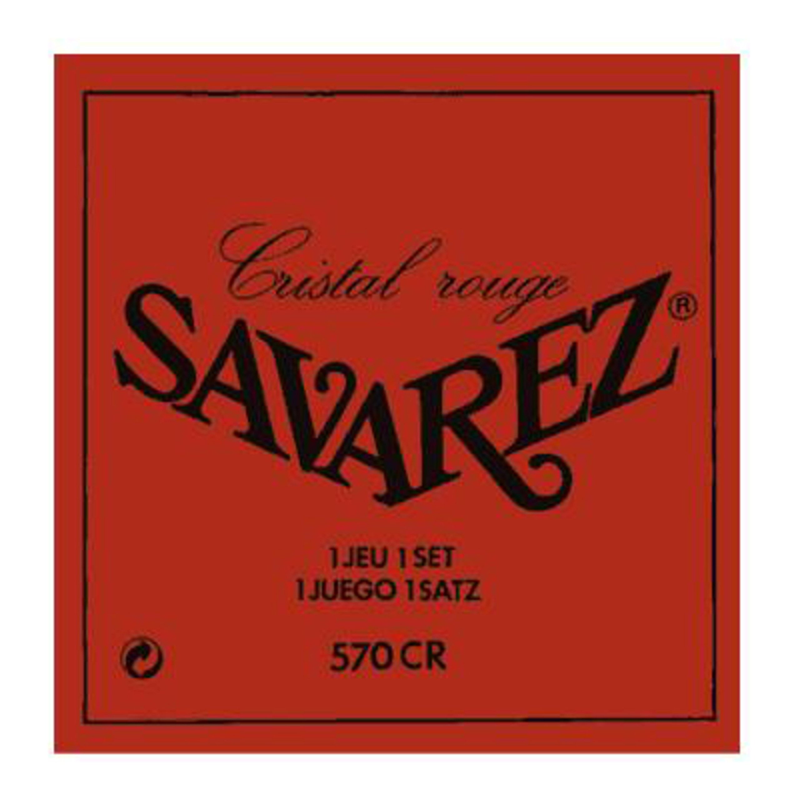 Savarez Classical Guitars Strings Alliance Cristal 570CR Set Standard Tension red