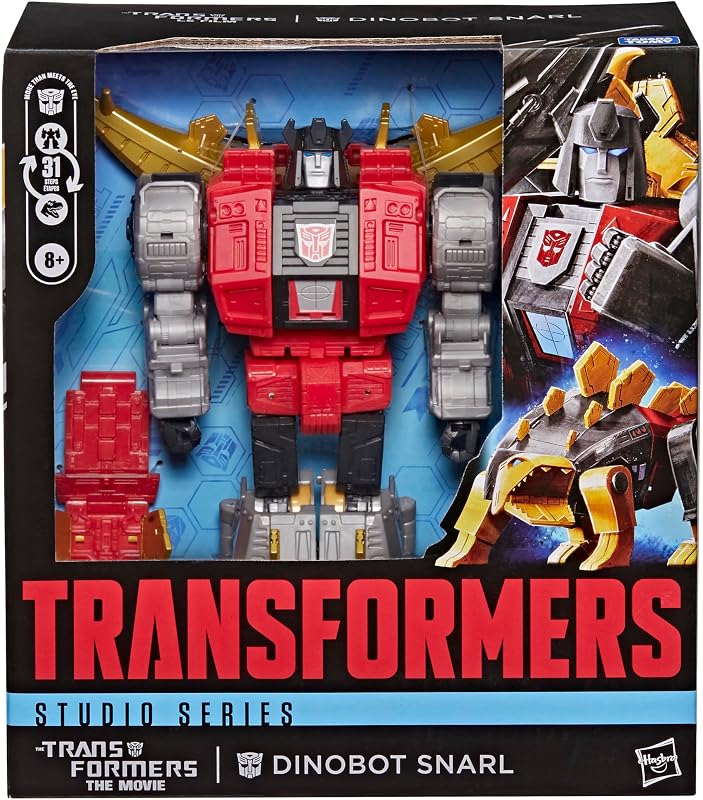 Studio Series, película, Dinobot Snarl, Figura Convertible Leader Class de 20 cm, Juguetes Robots para niños a Partir de 8 años — foto 2 de 8