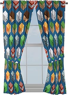 John Aird Pixel Light Reducing Curtains Brown 117 X 137cm 46 X