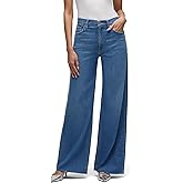 Hudson Womens Jodie High Rise Loose Fit Wide Leg Jean