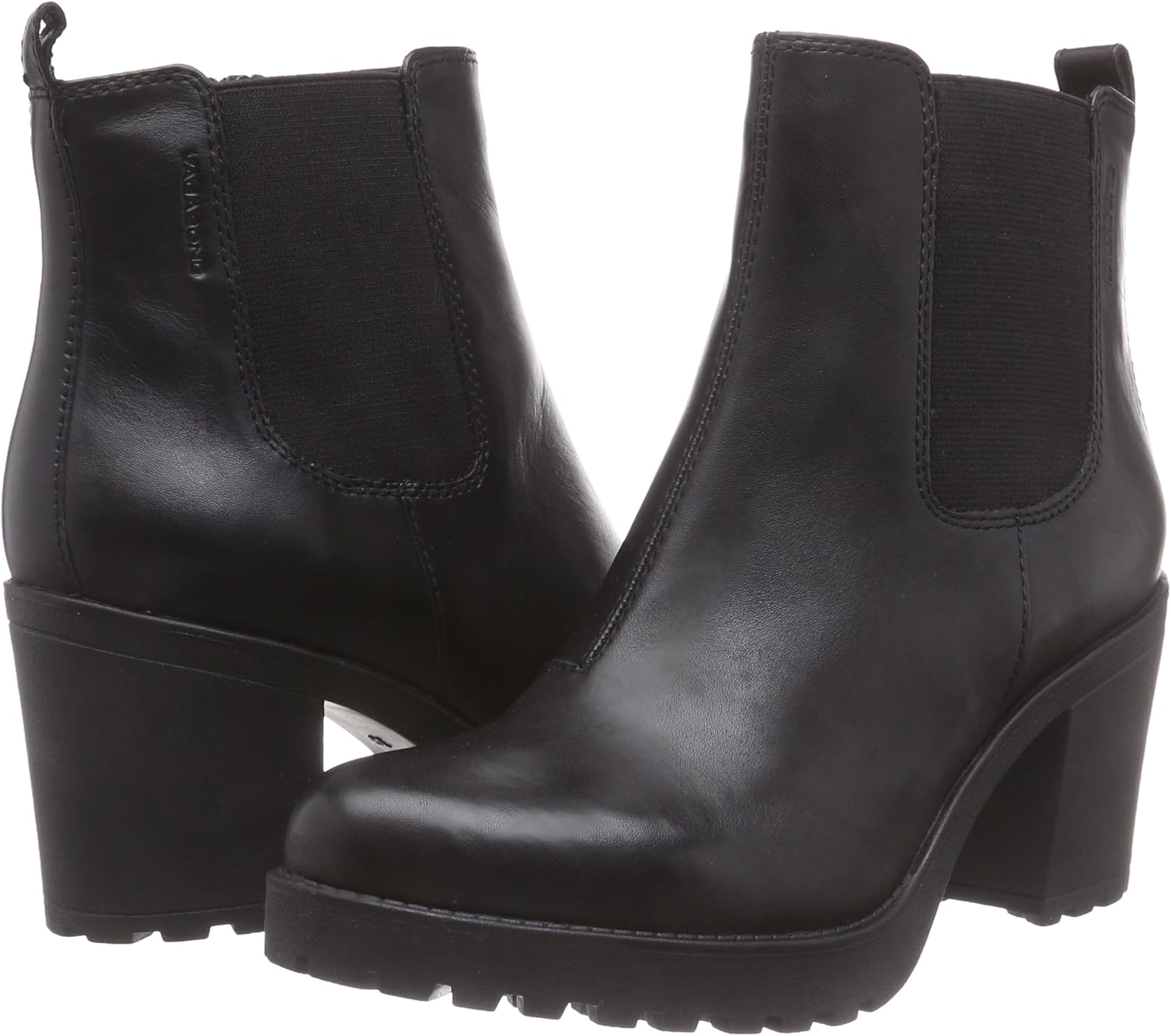 vagabond grace chunky leather ankle boot
