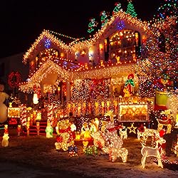 Dazzle Bright Outdoor Christmas String Lights, 1000