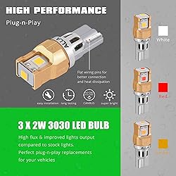 Alla Lighting Miniature 12V T10 Wedge 194/168 LED