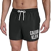Calvin Klein Mens Volley Quick Dry Lightweight Swim Trunk
