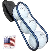 SnakeBelly Golf Ball Holder - Pro with Quick-Draw Release (Blue)