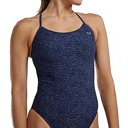 TYR Women's Durafast One Trinity Swimsuit, Navy, 26
