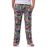 Marvel Pajama Pants Men's Heroes Hulk Captain America Iron Man Lounge PJ Bottoms